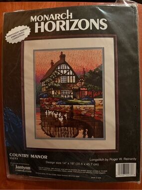 Vintage Monarch Horizons kit -  Country Manor - Cross Stitch LS233